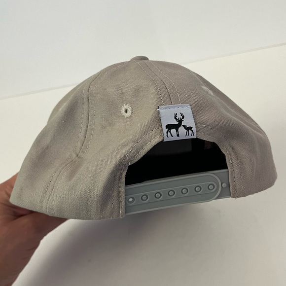 BUCK BROTHERS FLAT BRIM HAT- BOTTOMS UP Tan Rope Hat Size Small/Medium - Picture 3 of 7